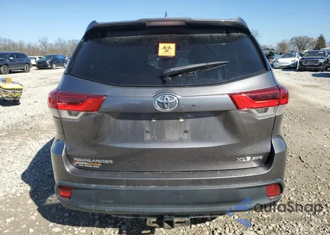 2019 Toyota Highlander Se from USA, damaged, VIN 5TDJZRFHXKS593913